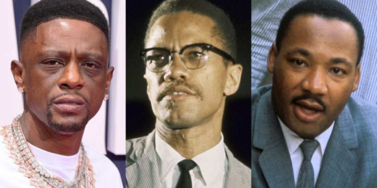 CAPA Boosie, Malcolm e Luther King