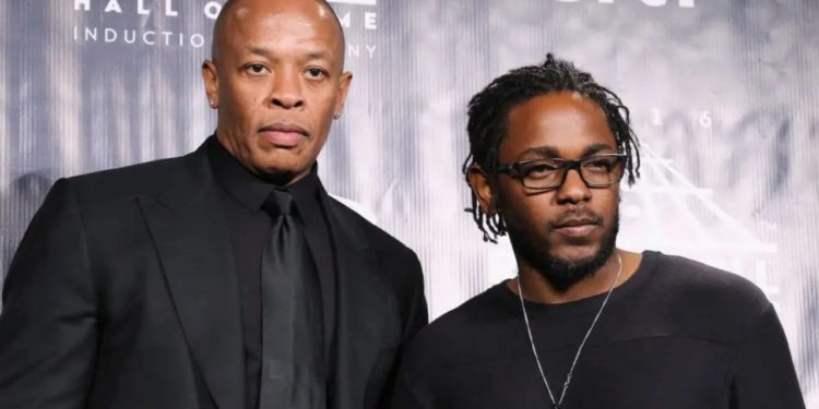 Capa Dr Dre e Kendrick Lamar