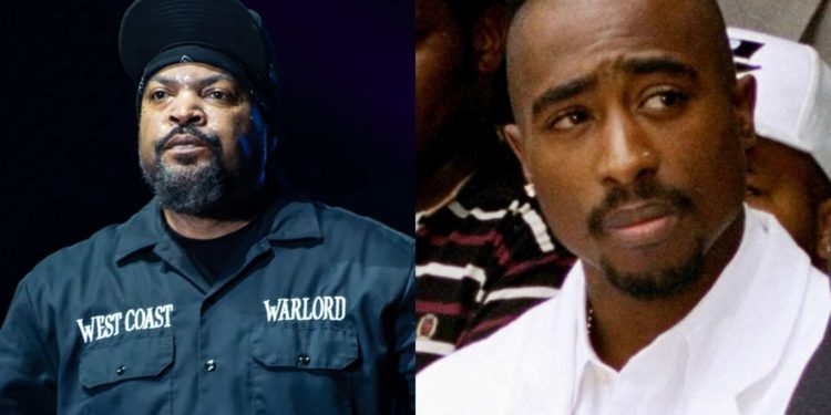 Capa Ice Cube e Tupac