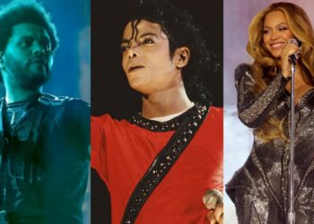 Capa The Weeknd, Michael Jackson e Beyonce