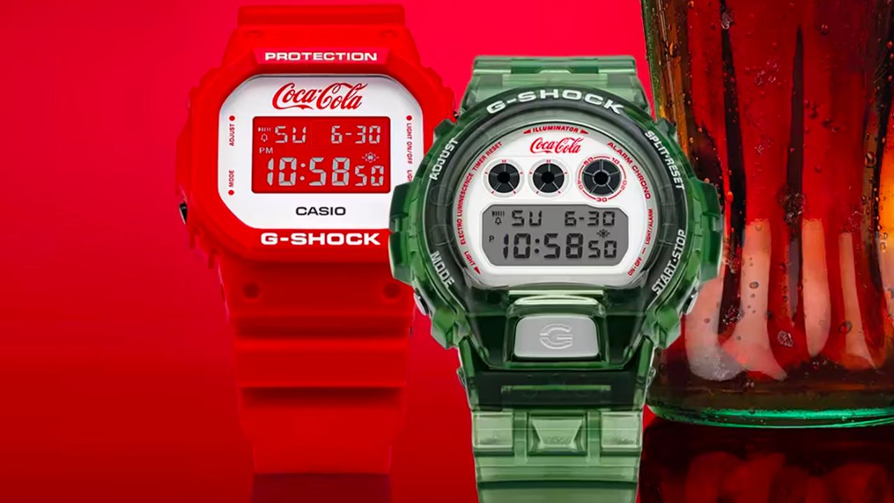Capa G-Shock e Coca-Cola