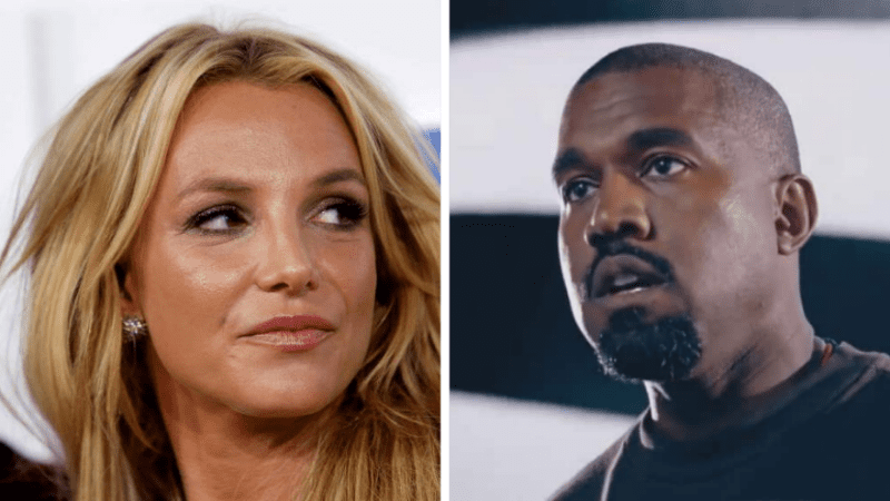 britney spears kaney west 1