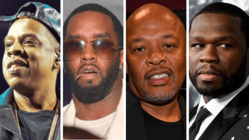 Capa Jay-Z, Diddy, Dr. Dre e 50 Cent