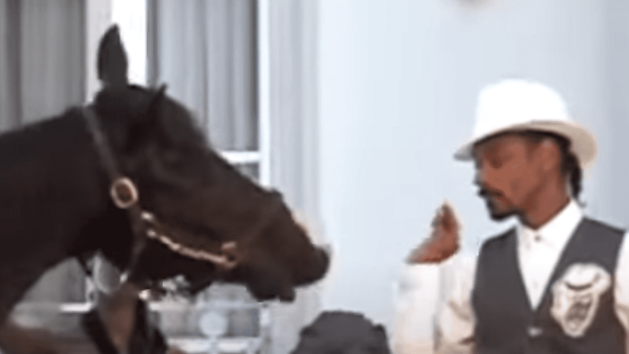 Snoop Dogg e cavalo capa