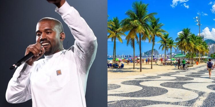 Capa Kanye West em Copacabana