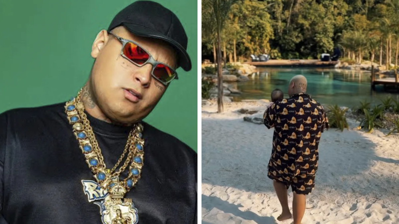 Lago artificial de MC Ryan SP feito para a filha custou R$ 5 milhões e tem água aquecida