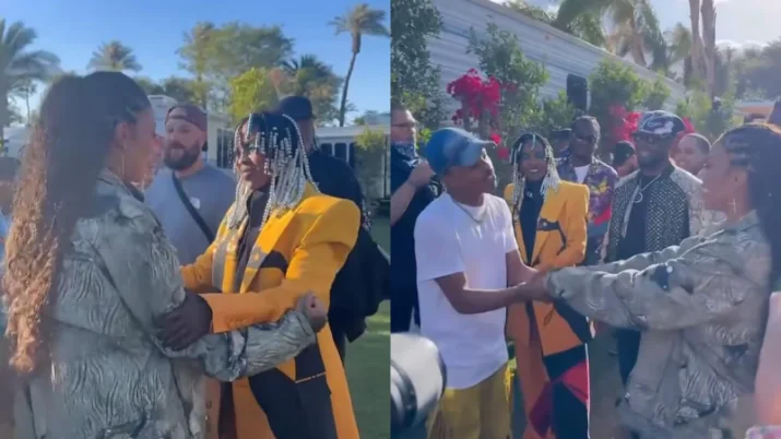 Ludmilla recebe bençãos de Lauryn Hill após show no Coachella 2 ludmilla lauryn hill yg marley