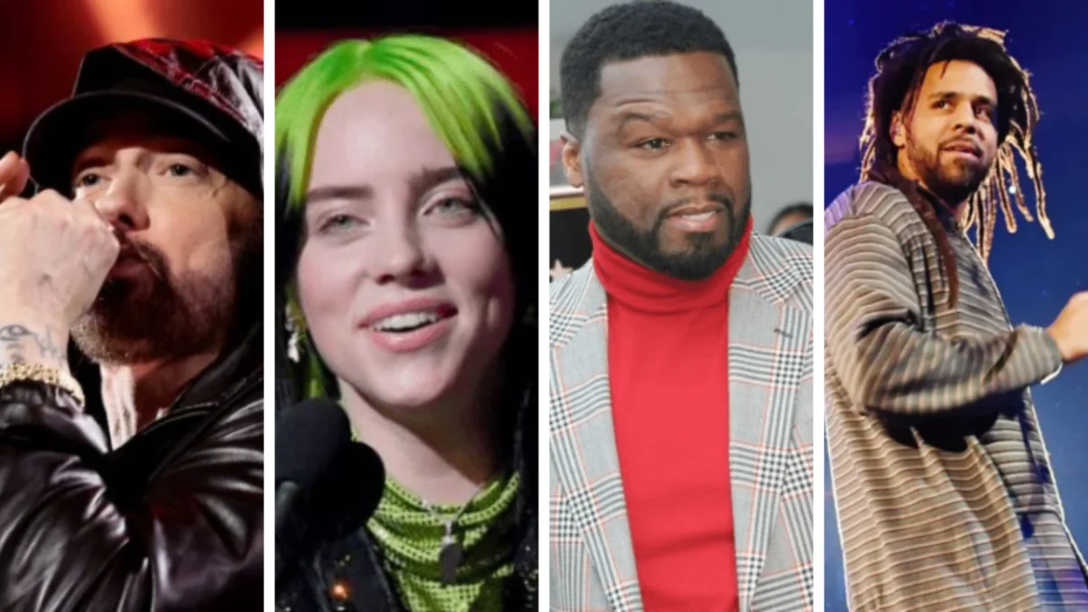 Suposta tracklist do novo álbum de Eminem surge na internet com feats de J. Cole, 50 Cent, Billie Eilish e mais 6 eminem tracklist 1