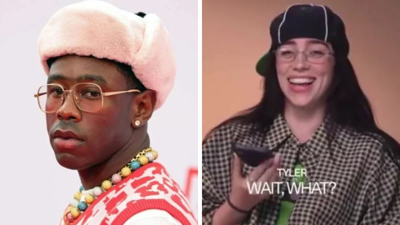 Tyler, The Creator é alvo de trote de Billie Eilish e entra na diversão com a cantora 5 Tyler, The Creator é alvo de trote de Billie Eilish e entra na diversão com a cantora