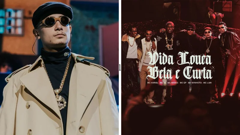 MC Hariel lança “Vida Louca, Bela e Curta”, primeira música de seu novo álbum, com os MCs IG, Marks, GP, Luki e Kanhoto
