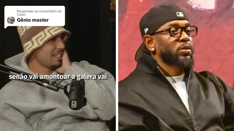 Febem revela como levou Kendrick Lamar para roda de samba em SP e reação do rapper norte-americano