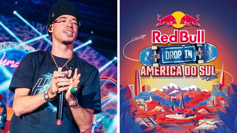 L7nnon se junta a estrelas do skate mundial para passagem inédita do Red Bull Drop In Tour no Brasil