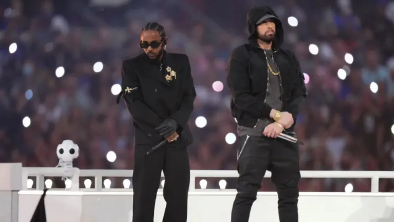 Capa Kendrick e Eminem