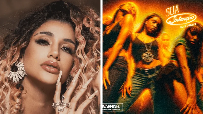 Azzy lança música “Sua Intenção” com Spinnheli e consolida nova fase artística
